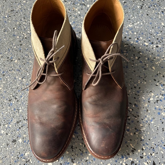 Cole Haan brown leather chukka boots main image 4